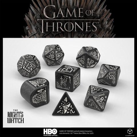 Game of Thrones. Night's Watch Dice Set. Game of Thrones. Night's Watch Dice Set.