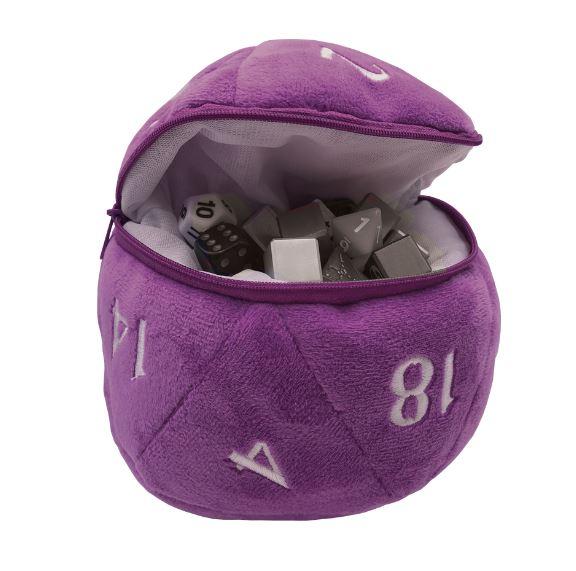 Ultra Pro - D20 Plush Dice Bag: Purple Ultra Pro - D20 Plush Dice Bag: Purple