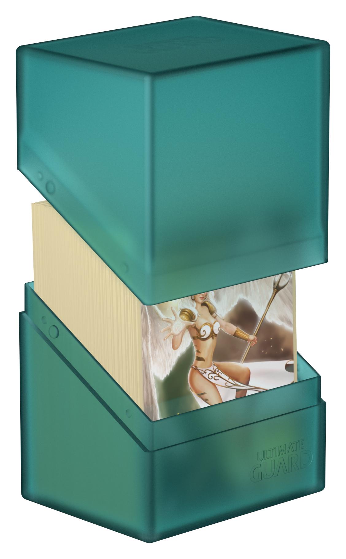 Ultimate Guard - Boulder Deck Case 80+ Standardgröße Malachite