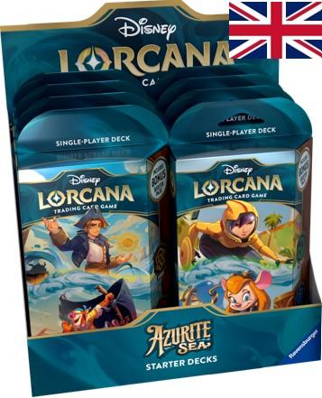 Disney Lorcana - Azurite Sea: Starter Deck Display (8) EN