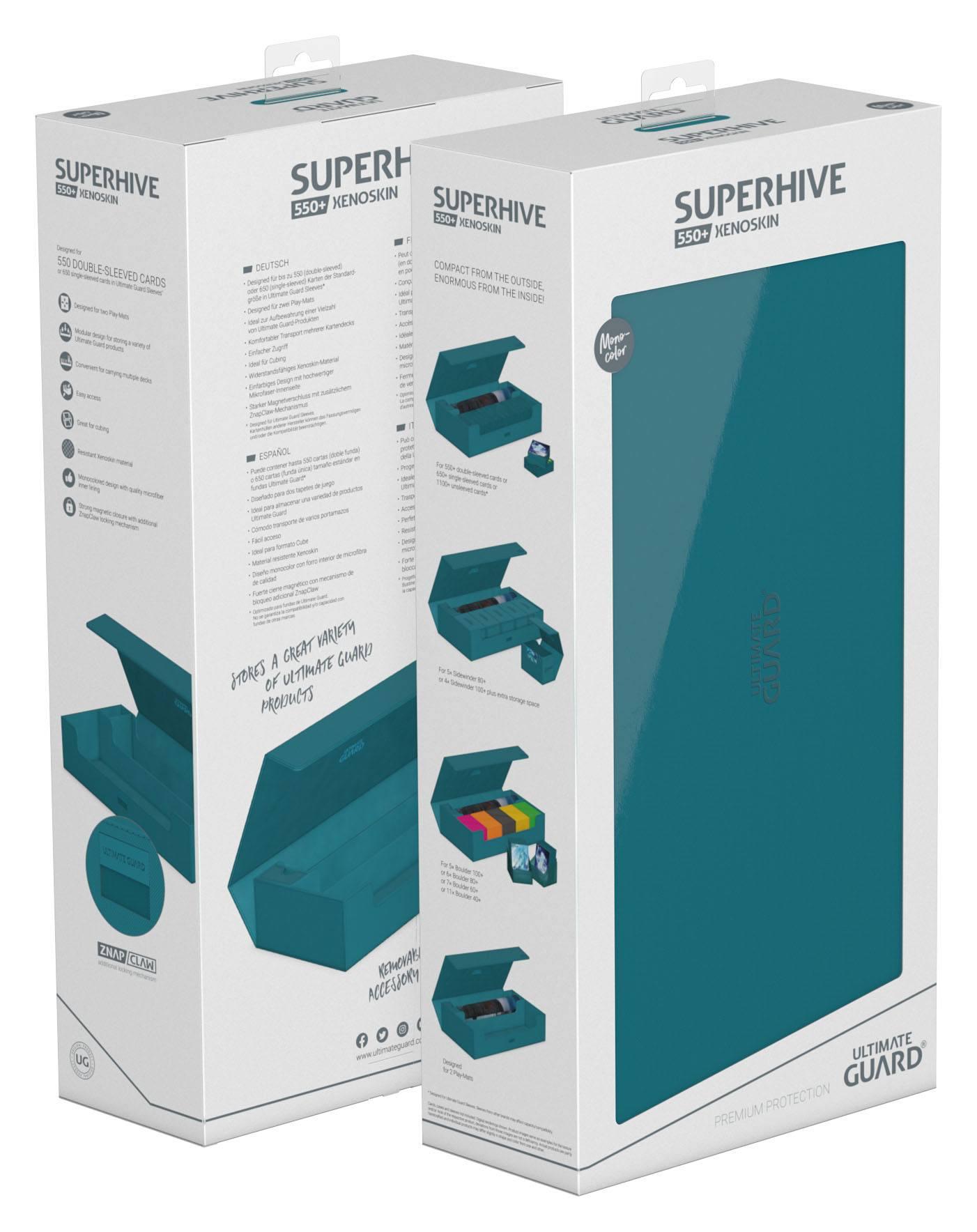 Ultimate Guard Superhive 550+ XenoSkin Monocolor Petrolblau Ultimate Guard Superhive 550+ XenoSkin Monocolor Petrolblau