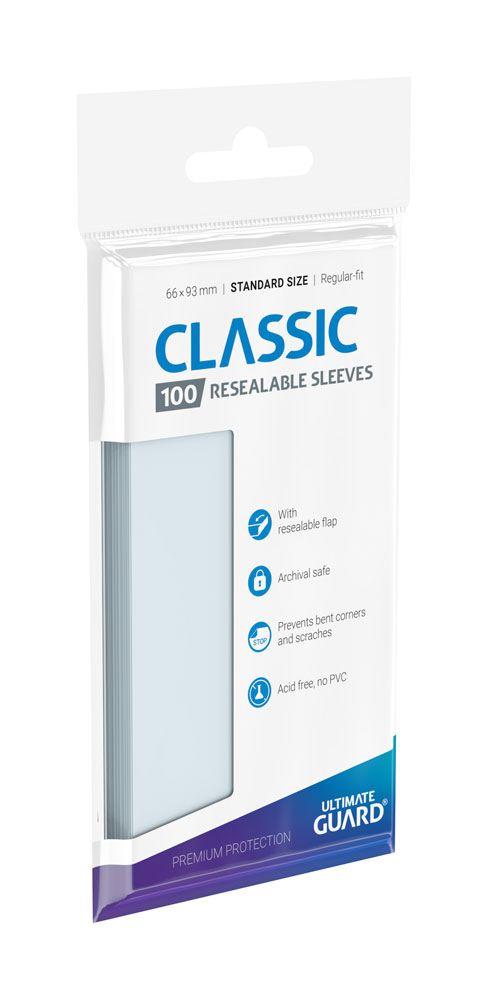 Ultimate Guard Classic Sleeves wiederverschließbar Standard Size Transparent (100) Ultimate Guard Classic Sleeves wiederverschließbar Standard Size Transparent (100)