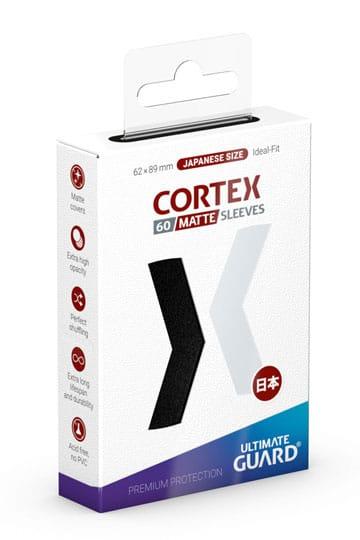 Ultimate Guard Cortex Sleeves Japanese Size Matt-Schwarz (60)