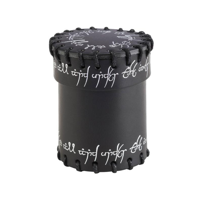 Elvish Black Leather Dice Cup Elvish Black Leather Dice Cup
