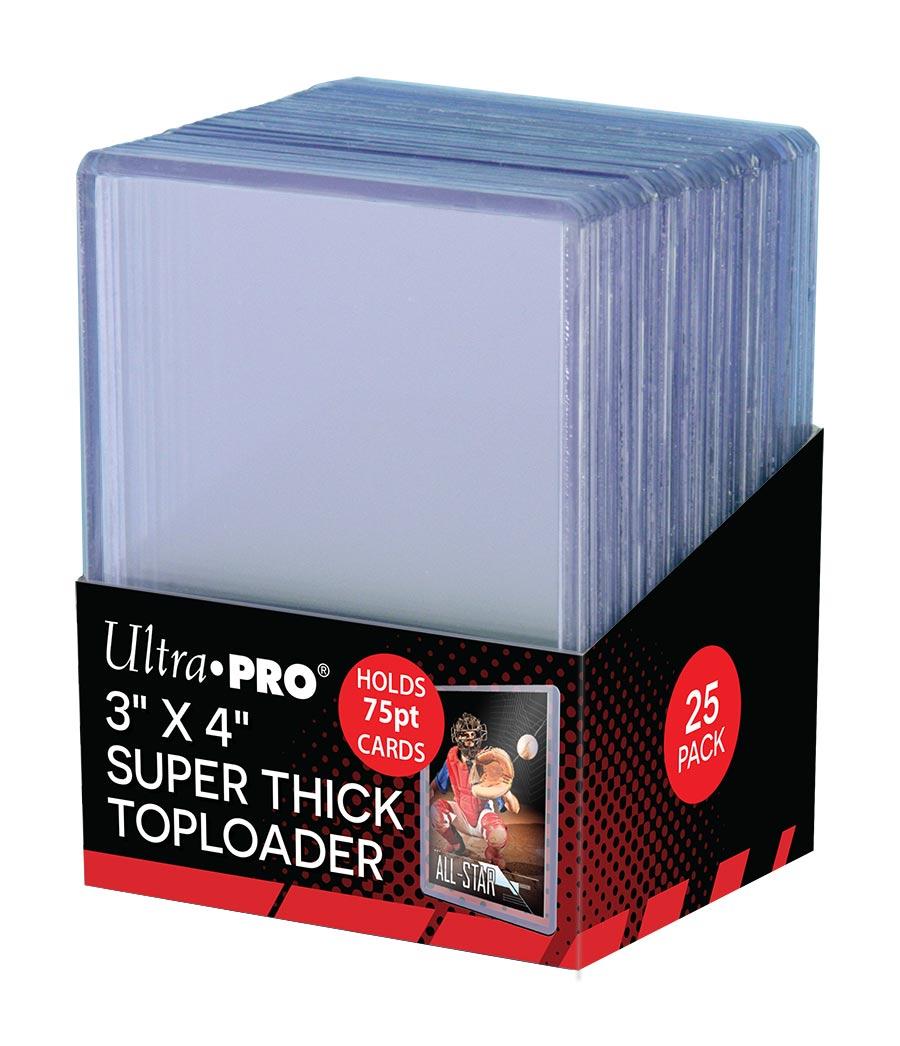 Ultra Pro Top Loader 3 x 4 75pt. Thick  (25) Ultra Pro Top Loader 3 x 4 75pt. Thick  (25)