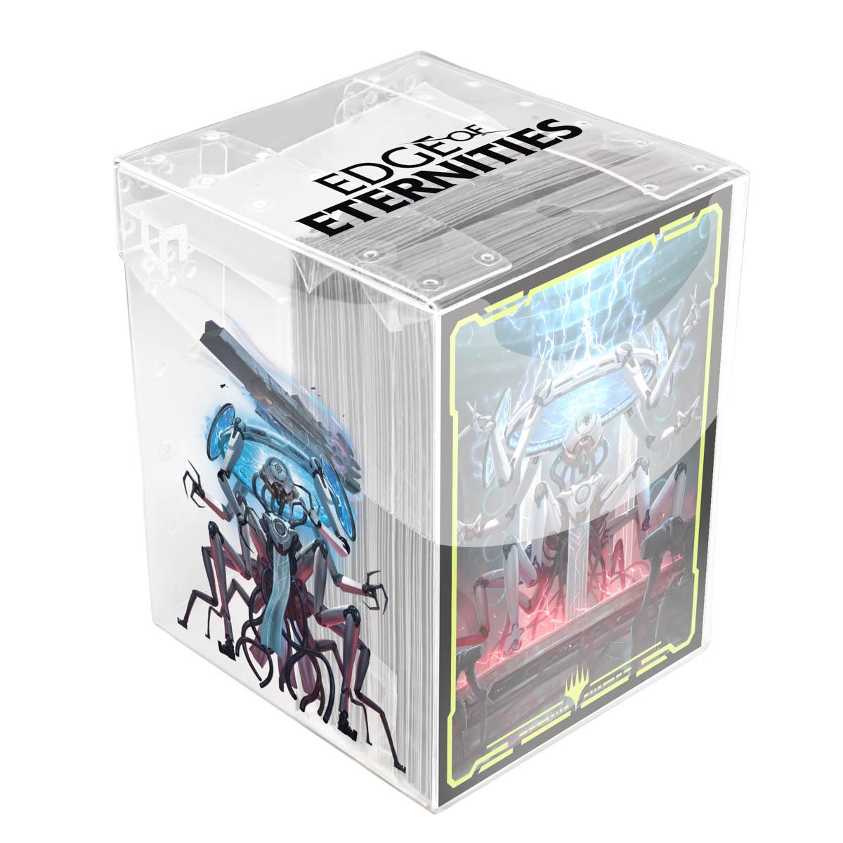 Ultra Pro - Edge of Eternities 100ct Deck Protector Sleeves in Clear Box Commander A for Magic: The Gathering