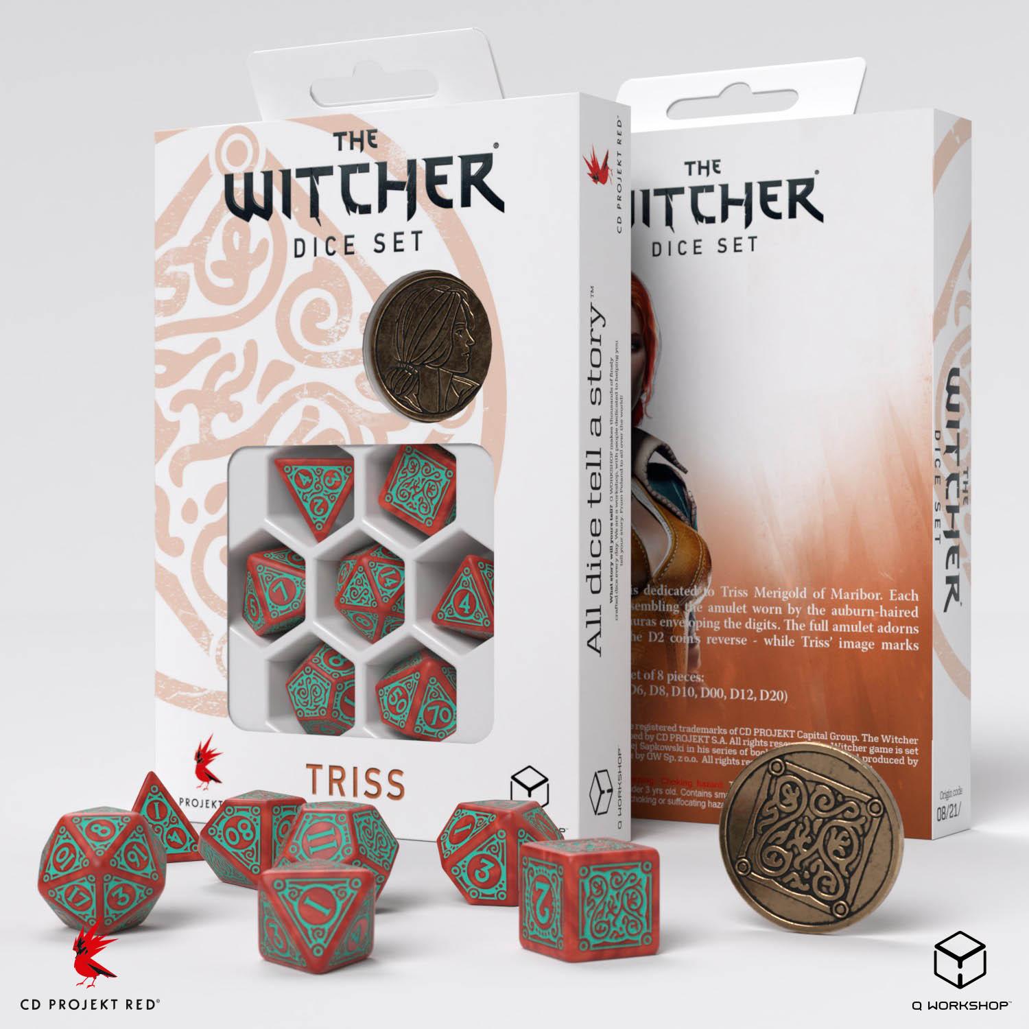 The Witcher Dice Set. Triss. Merigold the Fearless