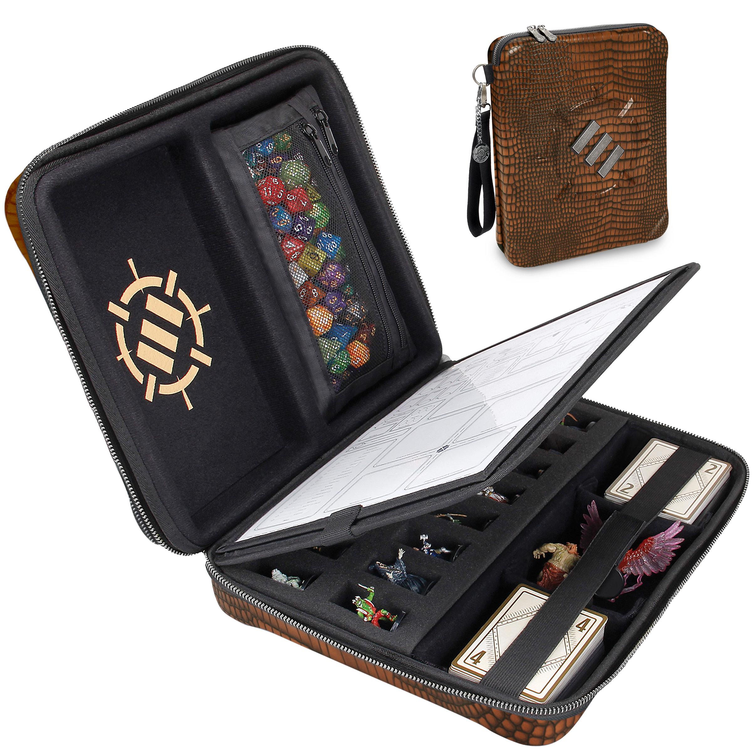 ENHANCE Collector's Edition RPG Organizer Case - Dragon Brown