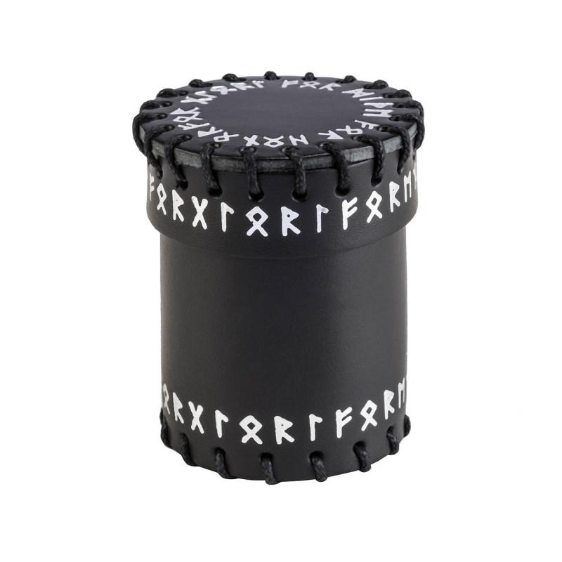 Runic Black Leather Dice Cup Runic Black Leather Dice Cup