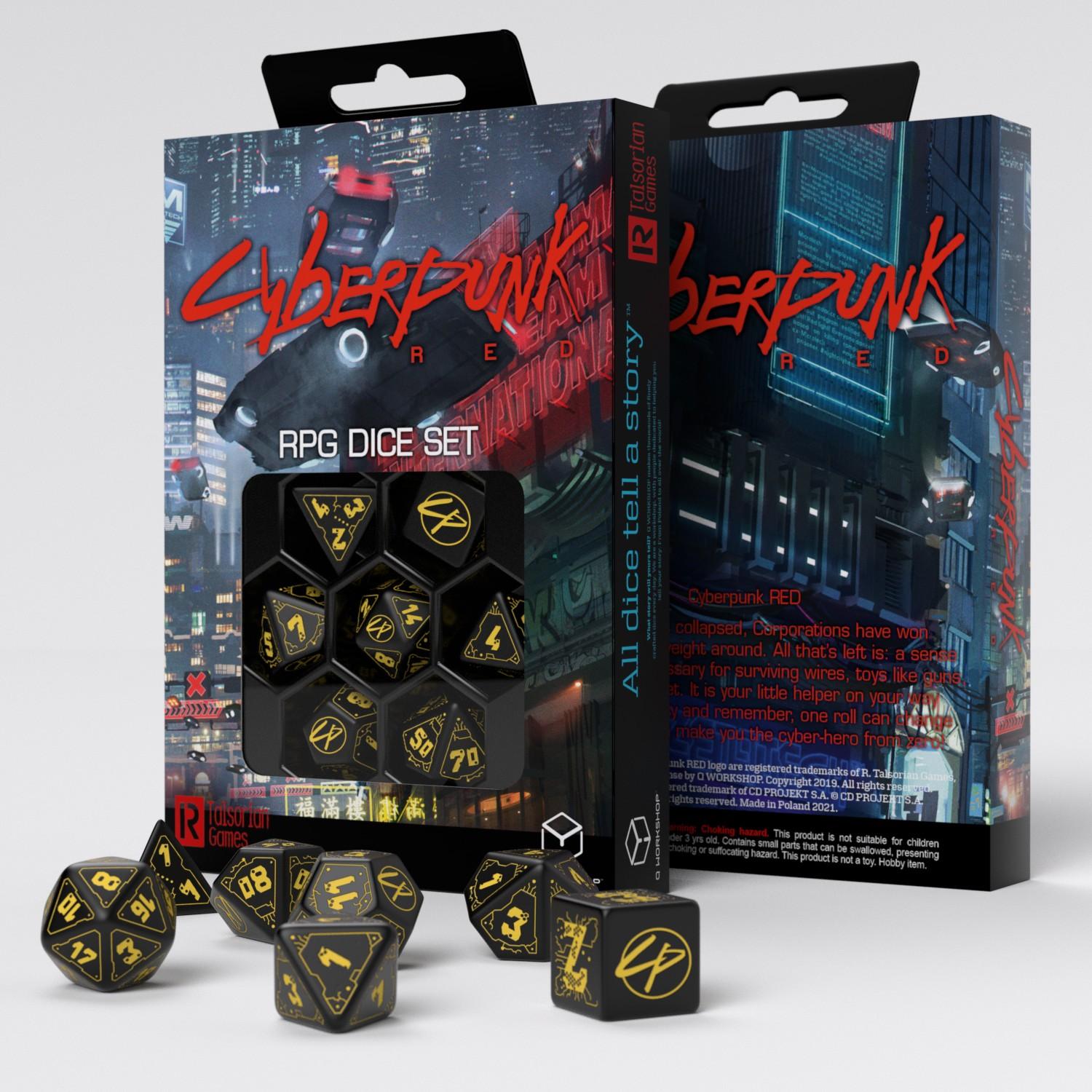 Cyberpunk Red Dice Set: Wet Work Dice Set (6)