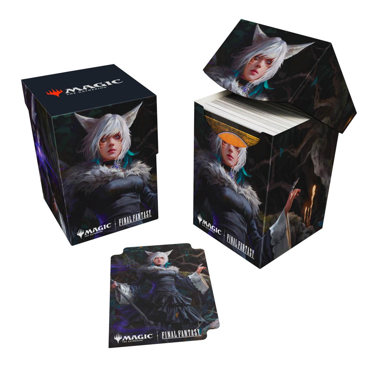 Ultra Pro - MTG: Final Fantasy 100+ Deck Box Commander B for Magic: The Gathering