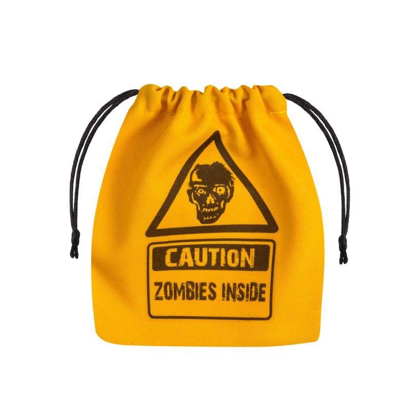 Zombie Yellow & black Dice Bag Zombie Yellow & black Dice Bag
