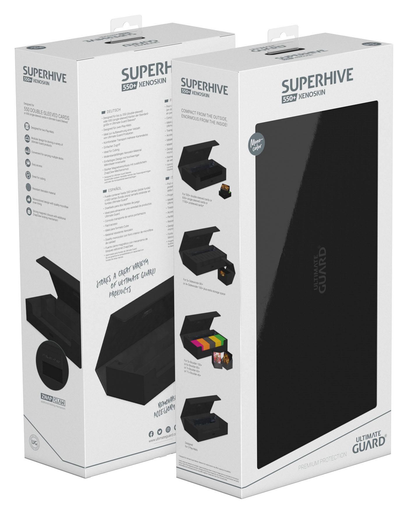Ultimate Guard Superhive 550+ XenoSkin Monocolor Schwarz Ultimate Guard Superhive 550+ XenoSkin Monocolor Schwarz