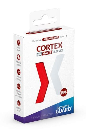Ultimate Guard Cortex Sleeves Japanese Size Matt-Rot (60) Ultimate Guard Cortex Sleeves Japanese Size Matt-Rot (60)