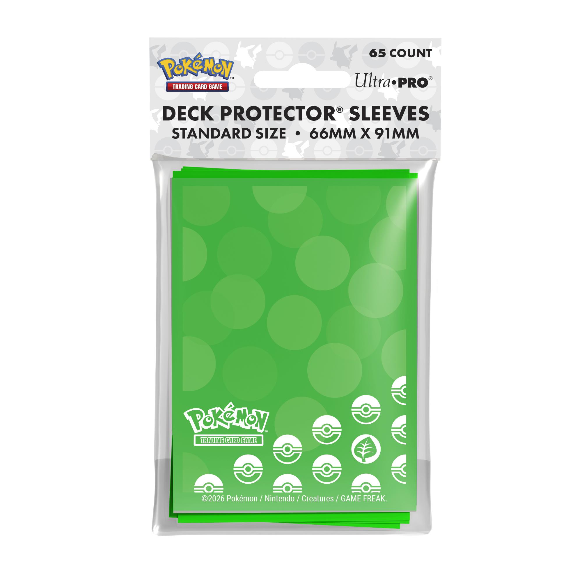 Ultra Pro - Energy Deck Protector Sleeves Grass Type for Pokémon (65)