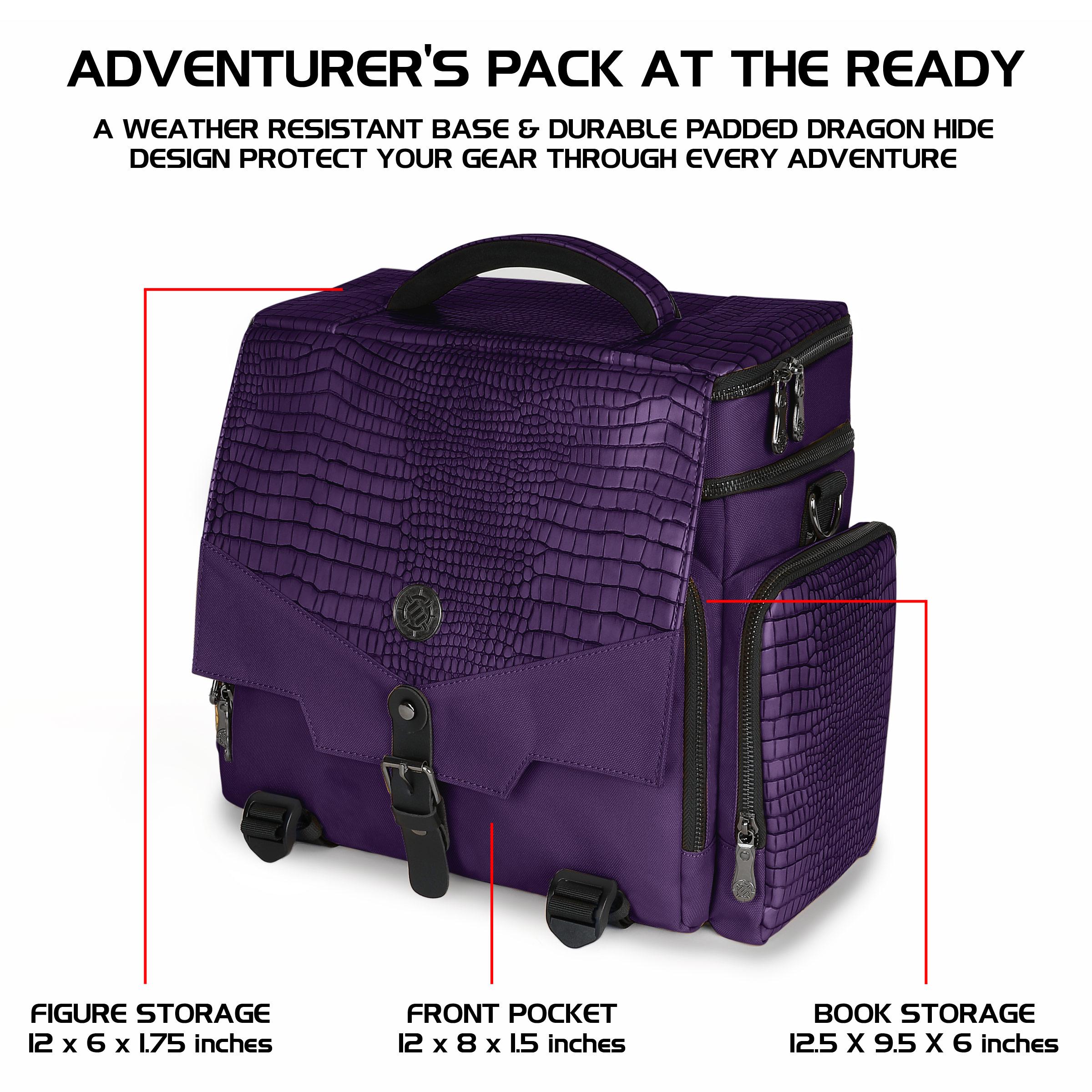 ENHANCE Collector's Edition RPG Adventurer's DnD Bag - Dragon Purple