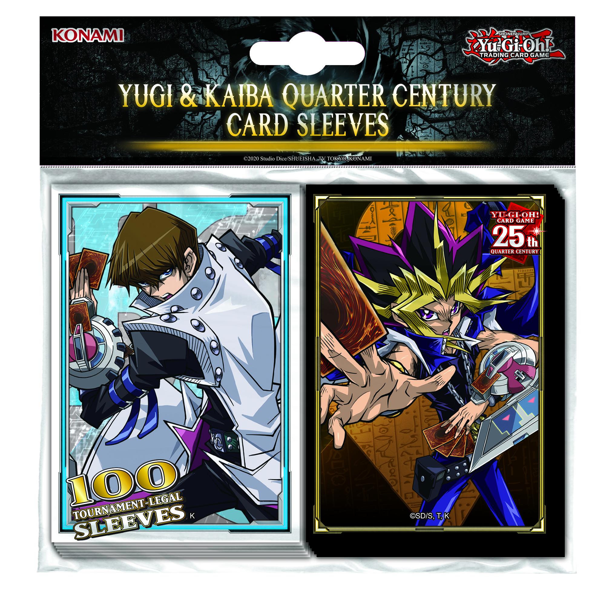 Yu-Gi-Oh! Zubehör - Yugi & Kaiba Quarter Century Card Sleeves (50/50)