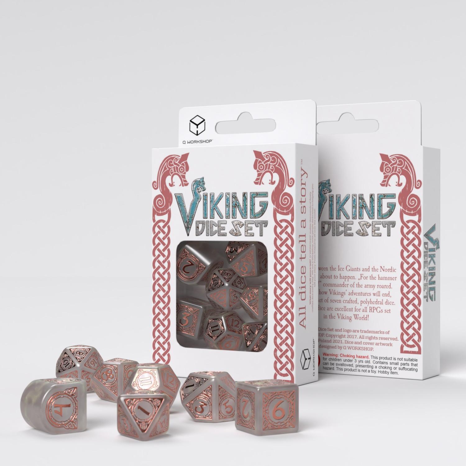Viking Modern Dice Set: Niflheim (7) Viking Modern Dice Set: Niflheim (7)
