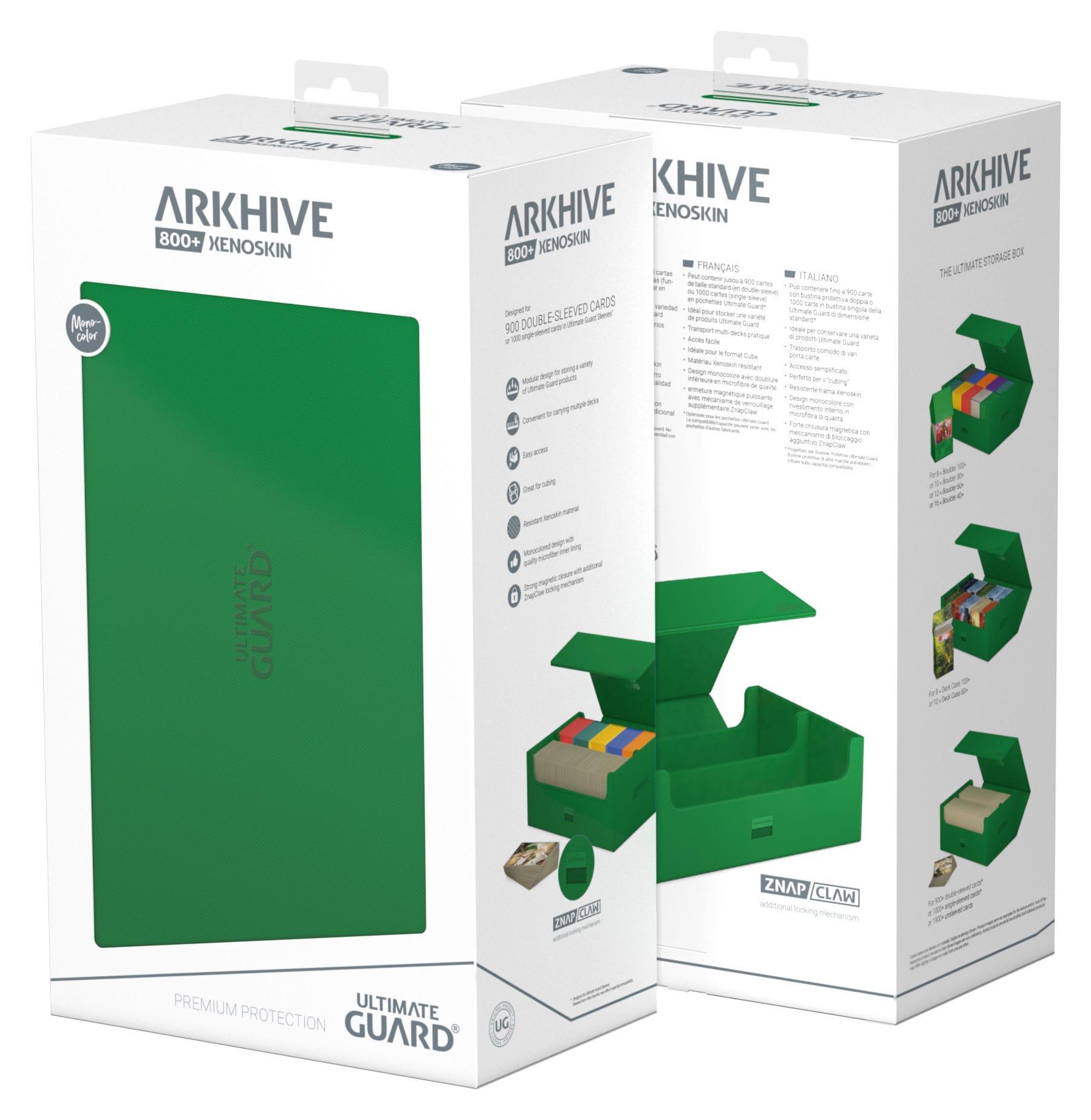 Ultimate Guard Arkhive 800+ XenoSkin Monocolor Grün Ultimate Guard Arkhive 800+ XenoSkin Monocolor Grün