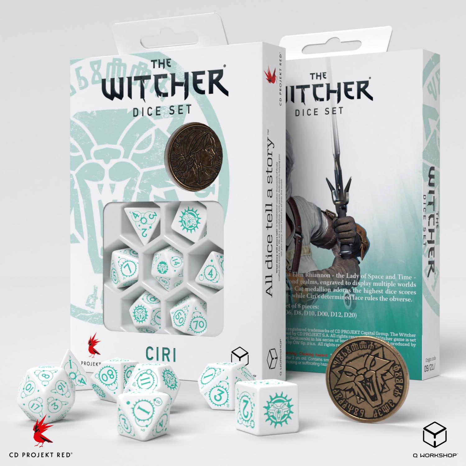 The Witcher Dice Set. Ciri. The Law of Surprise