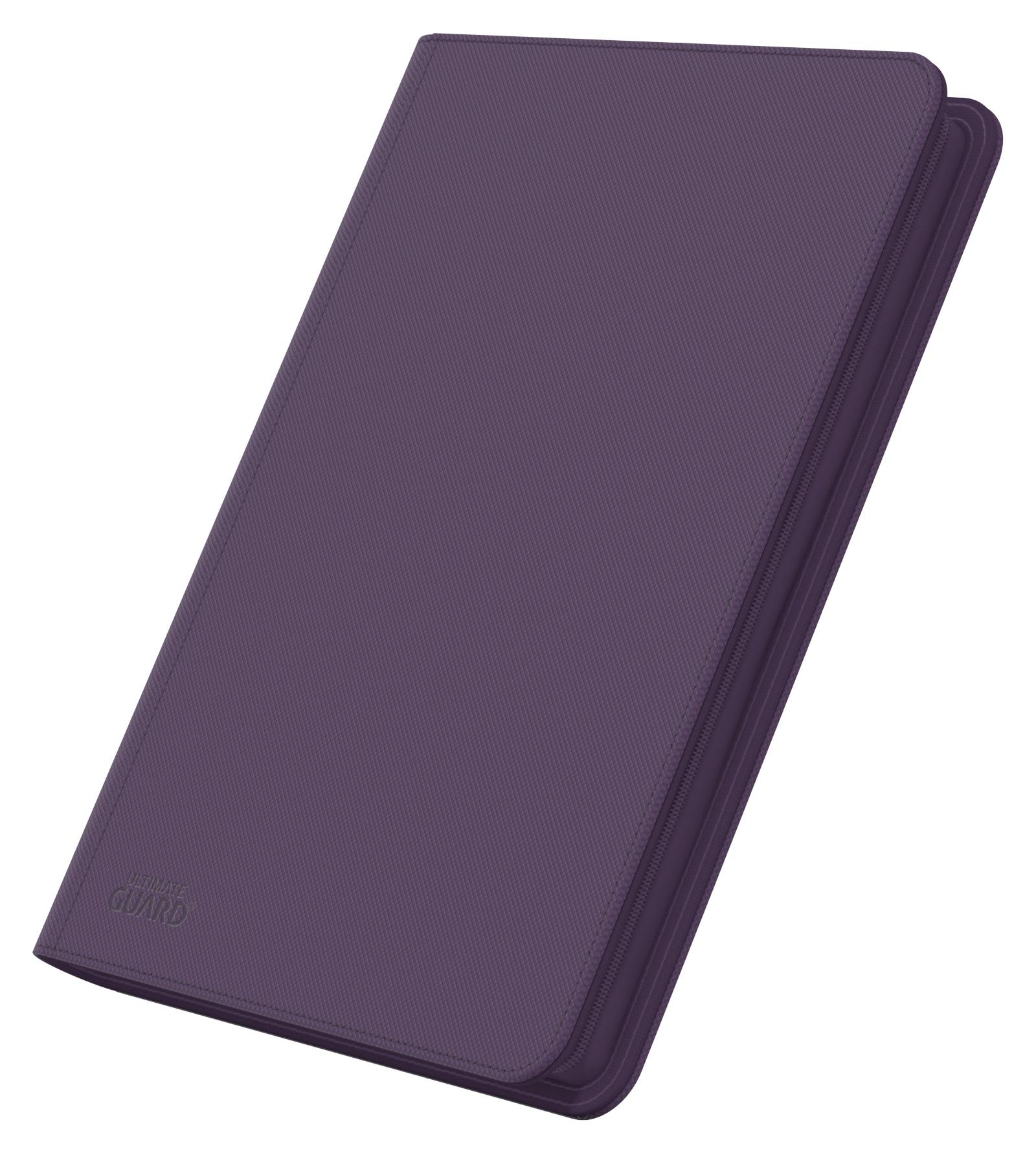 8-Pocket QuadRow ZipFolio XenoSkinTM Purple 8-Pocket QuadRow ZipFolio XenoSkinTM Purple