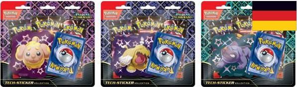 Pokemon KP04.5 - Paldeas Schicksale - Tech Sticker Collection SET (3) DE