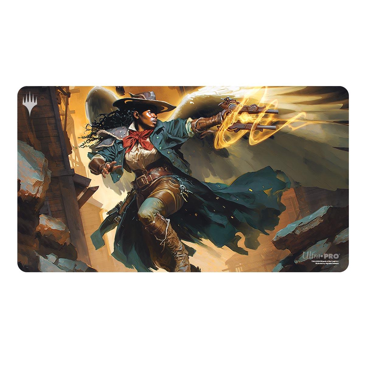 Ultra Pro - Outlaws of Thunder Junction Playmat White for Magic: The Gathering Ultra Pro - Outlaws of Thunder Junction Playmat White for Magic: The Gathering