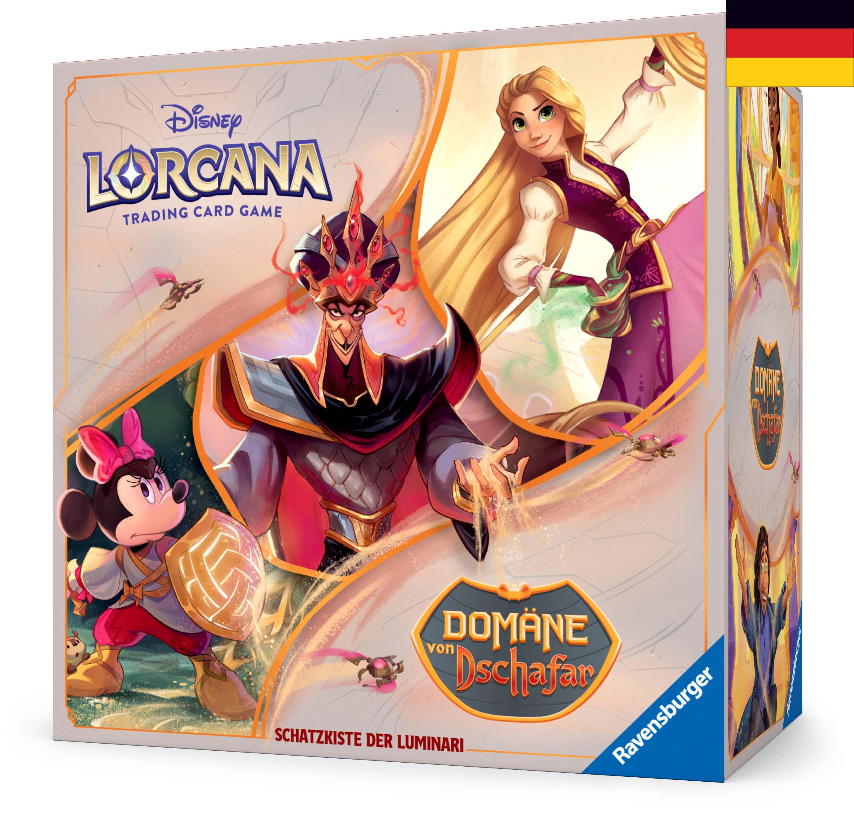 Disney Lorcana - Domäne von Dschafar: Schatzkiste der Luminari DE Disney Lorcana - Domäne von Dschafar: Schatzkiste der Luminari DE