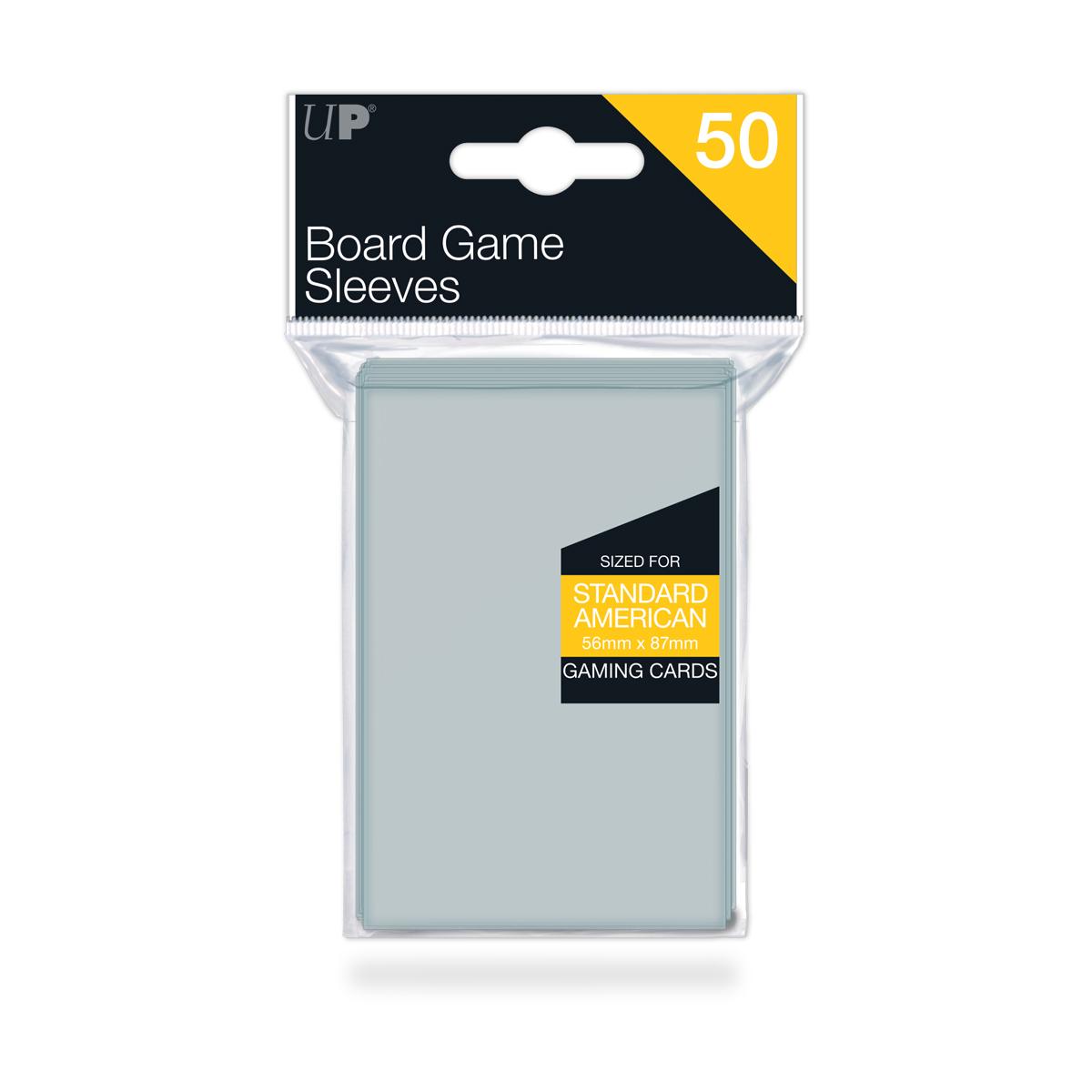 56mm X 87mm Standard American Board Game Sleeves 50ct 56mm X 87mm Standard American Board Game Sleeves 50ct