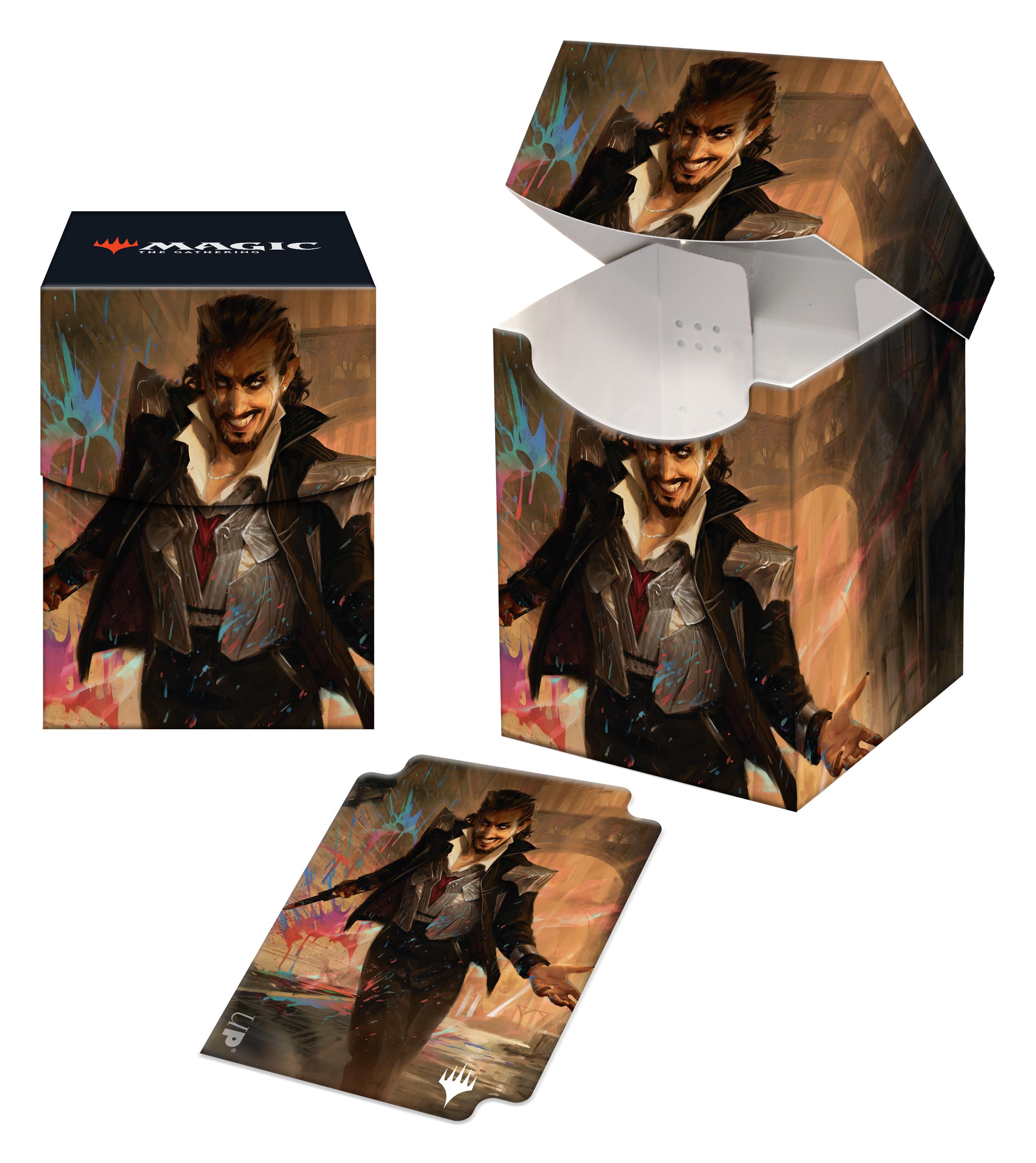 UP - Magic: The Gathering Streets of New Capenna 100+ Deck Box featuring Anhelo, the Painter