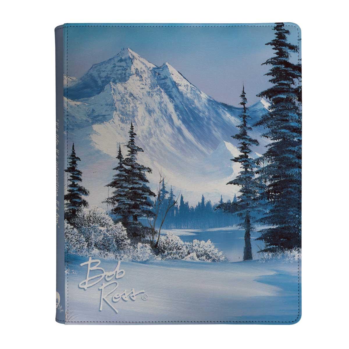 Ultra Pro - Bob Ross - Winter Paradise 9-Pocket Zippered Pro-Binder for Tabletop Gaming Ultra Pro - Bob Ross - Winter Paradise 9-Pocket Zippered Pro-Binder for Tabletop Gaming