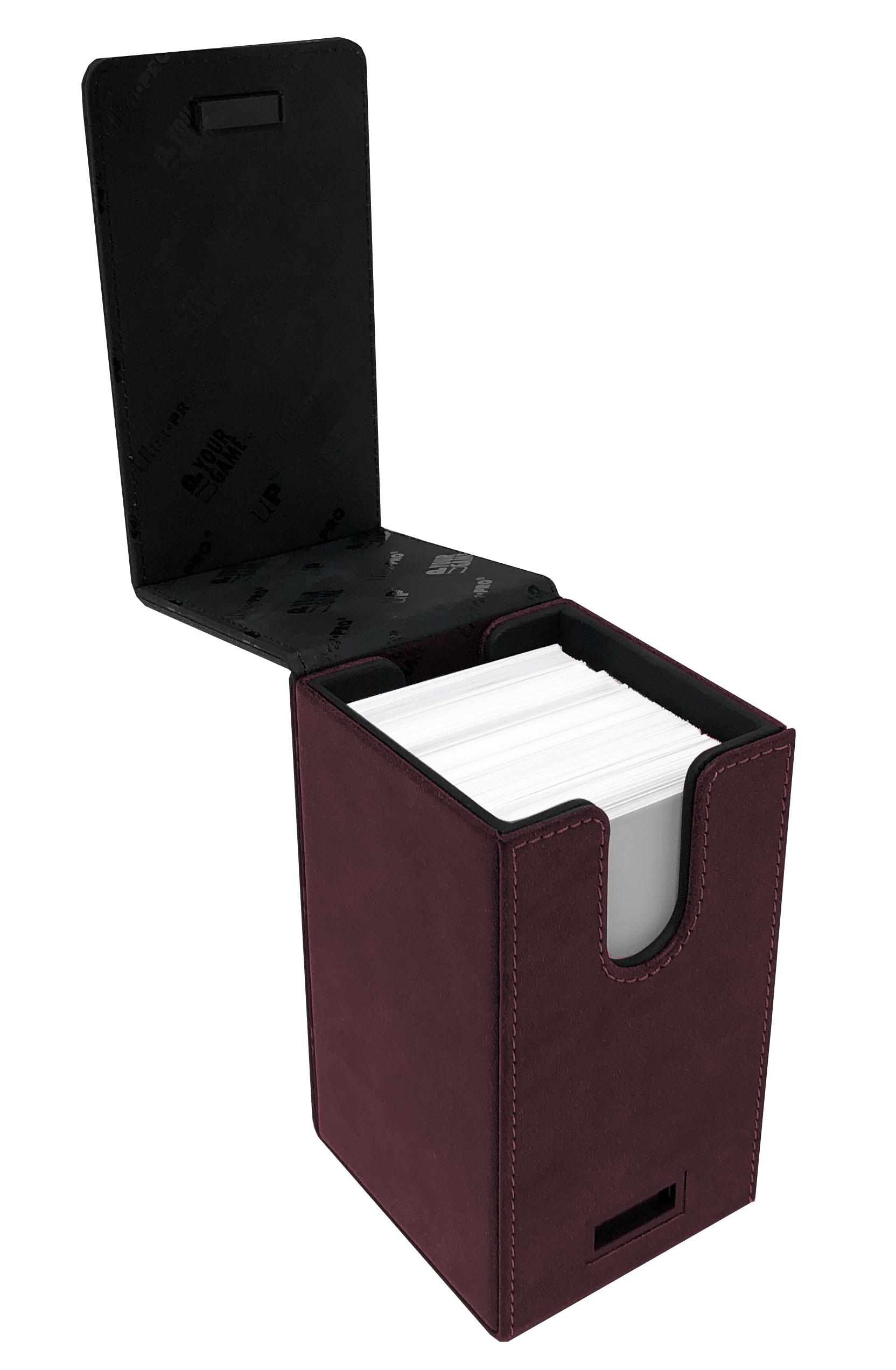 Ultra Pro - Suede Collection Alcove Tower: Ruby