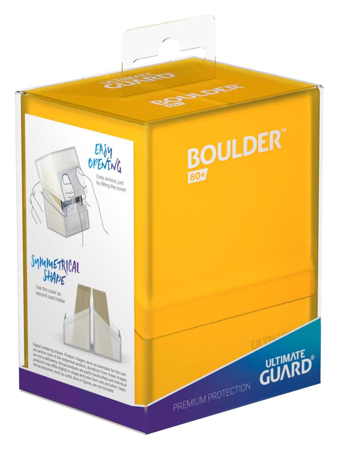 Ultimate Guard - Boulder Deck Case 80+ Standardgröße Bernstein
