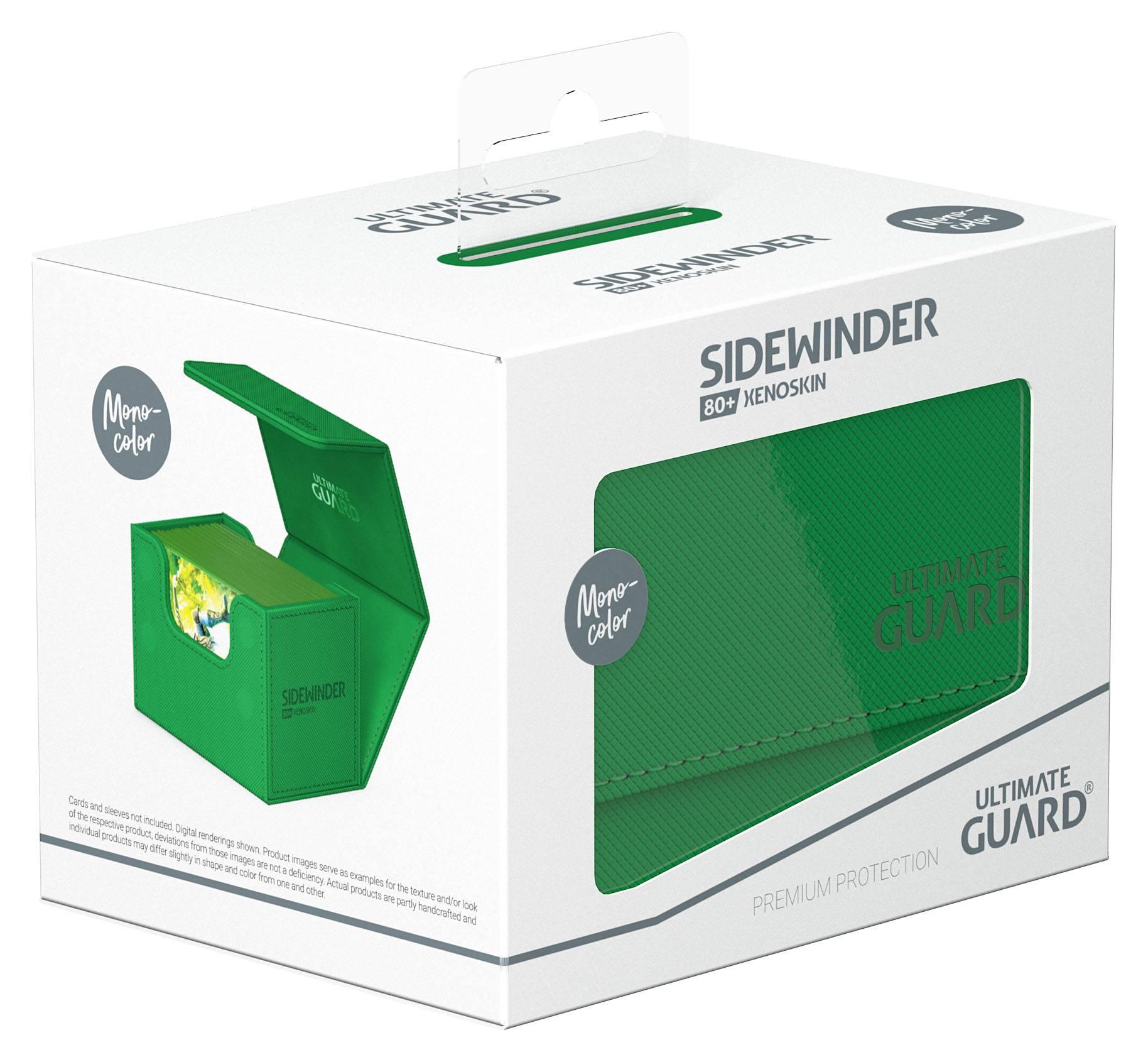 Ultimate Guard Sidewinder 80+ XenoSkin Monocolor Grün Ultimate Guard Sidewinder 80+ XenoSkin Monocolor Grün