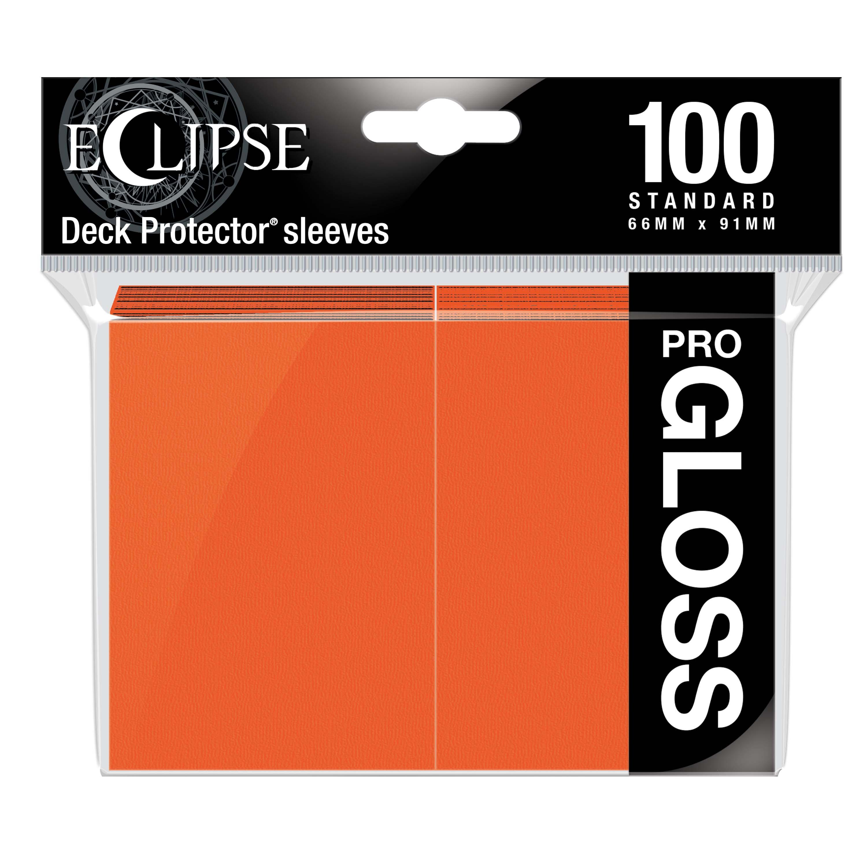 Eclipse Gloss Standard Sleeves: Pumpkin Orange Eclipse Gloss Standard Sleeves: Pumpkin Orange