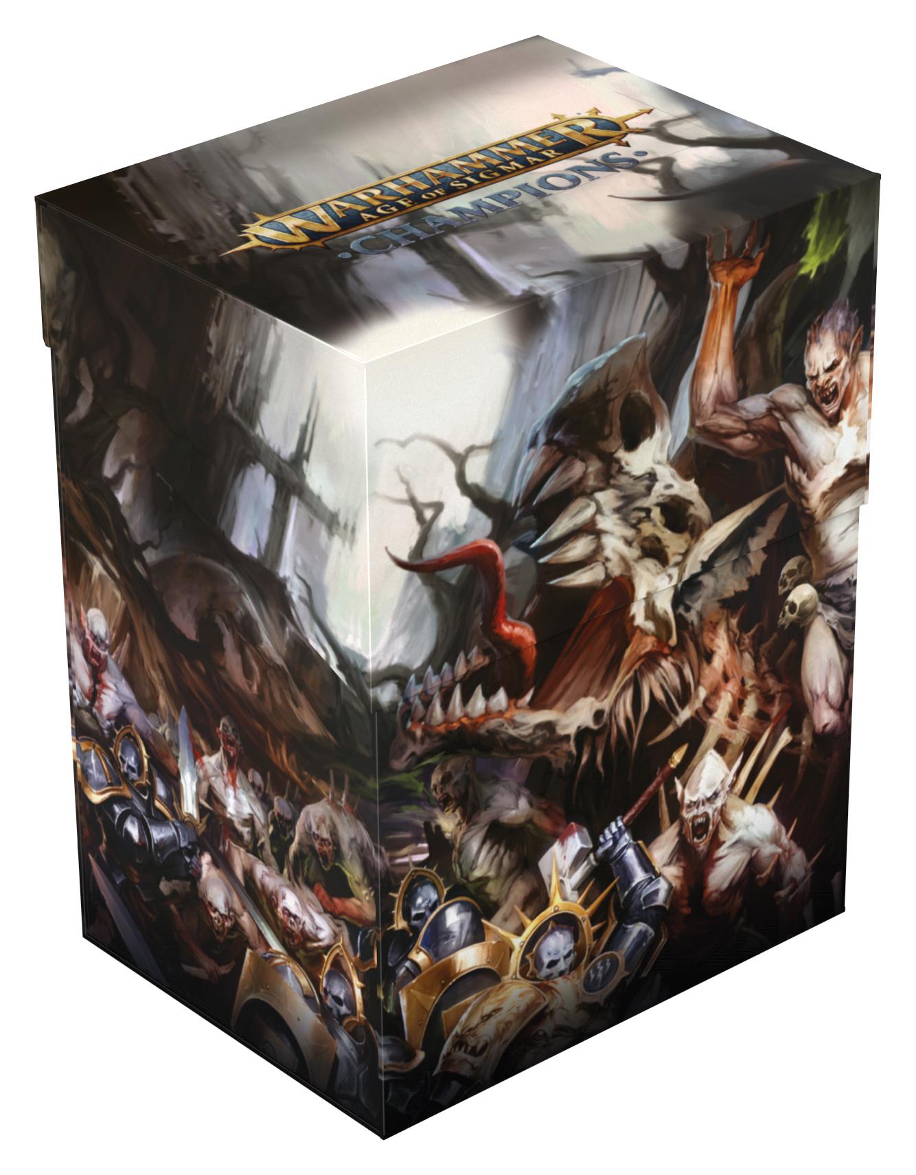 Warhammer Age of Sigmar: Champions Basic Deck Case 80+ Standard Size Order vs. Death Warhammer Age of Sigmar: Champions Basic Deck Case 80+ Standard Size Order vs. Death