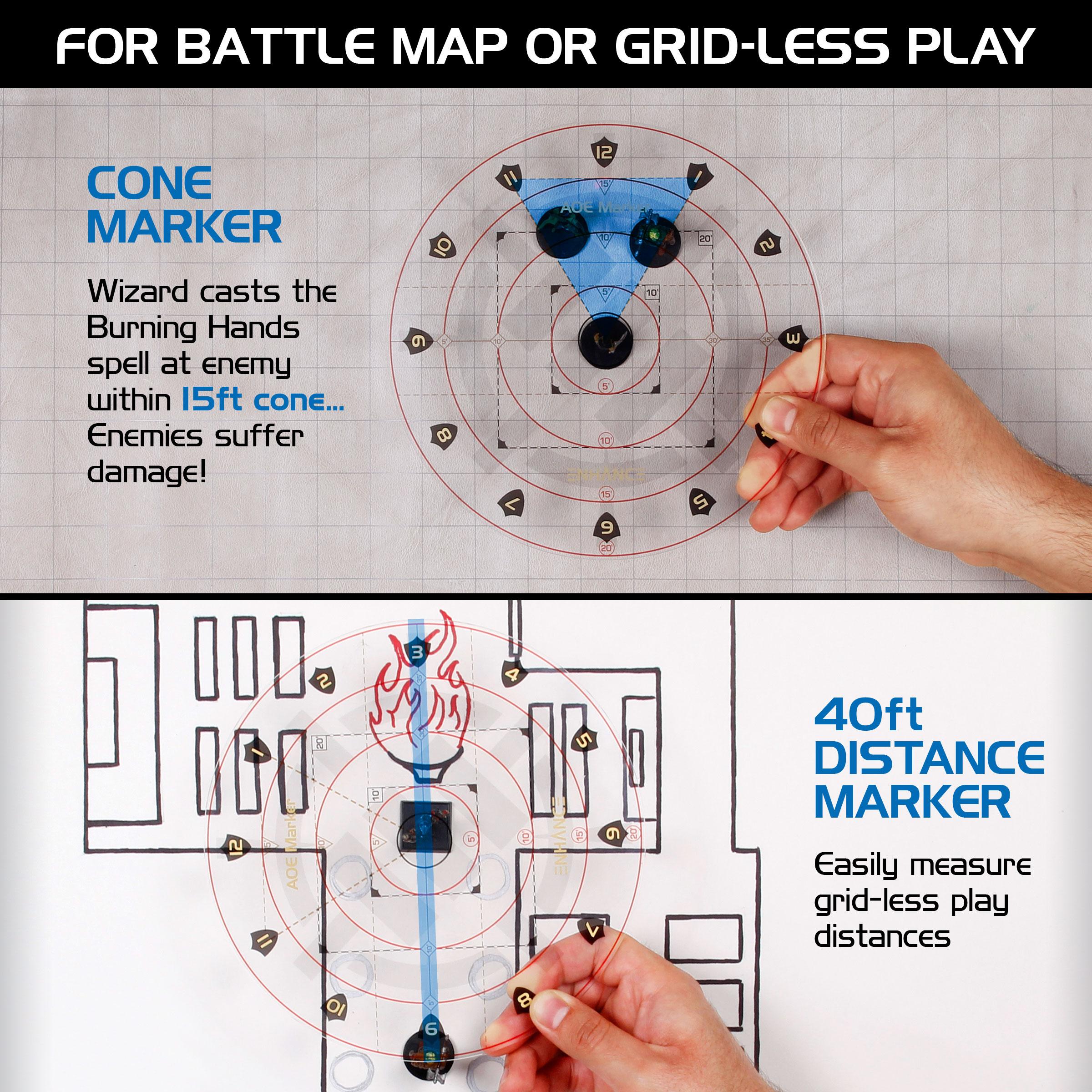 ENHANCE TABLETOP Area of Effect Damage Marker