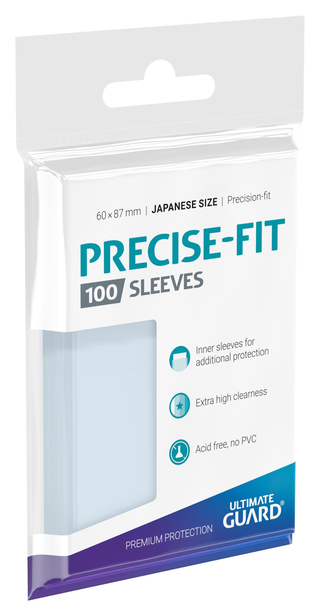 Precise-Fit Sleeves Japanese Size Transparent (100) Precise-Fit Sleeves Japanese Size Transparent (100)