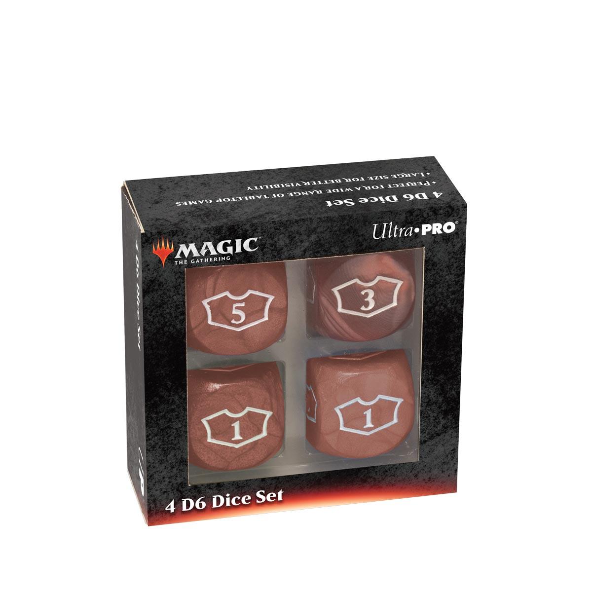 UP - Deluxe 22MM Red Mana Loyalty Dice Set for Magic: The Gathering