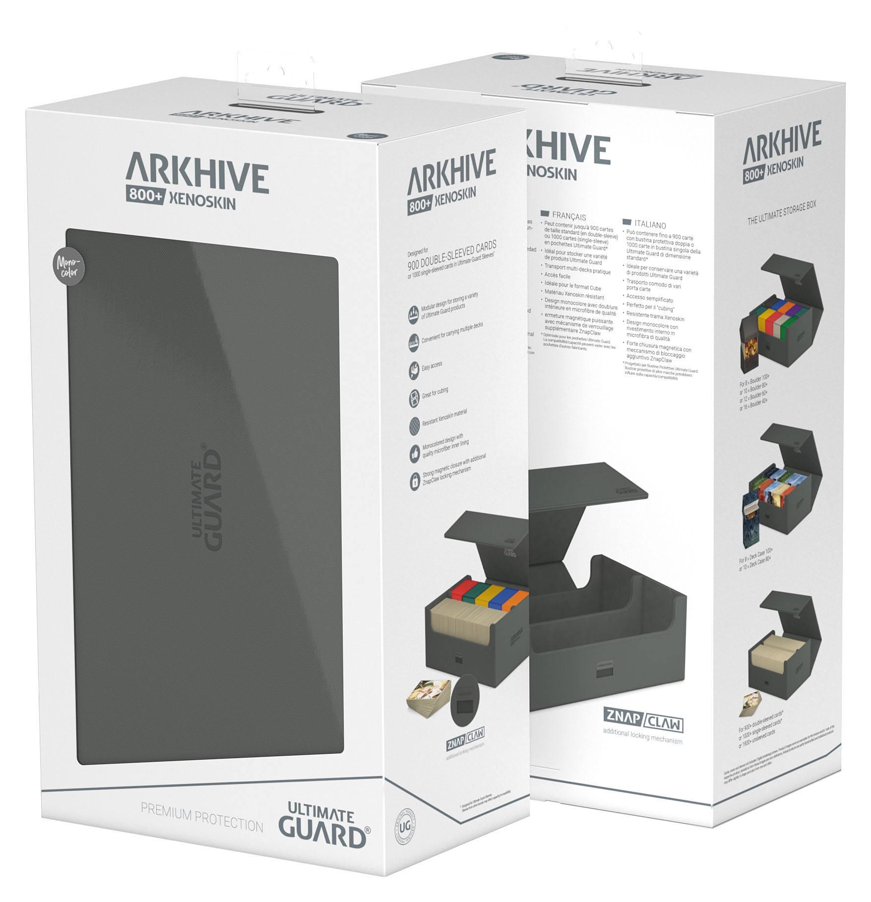 Ultimate Guard Arkhive 800+ XenoSkin Monocolor Grau Ultimate Guard Arkhive 800+ XenoSkin Monocolor Grau