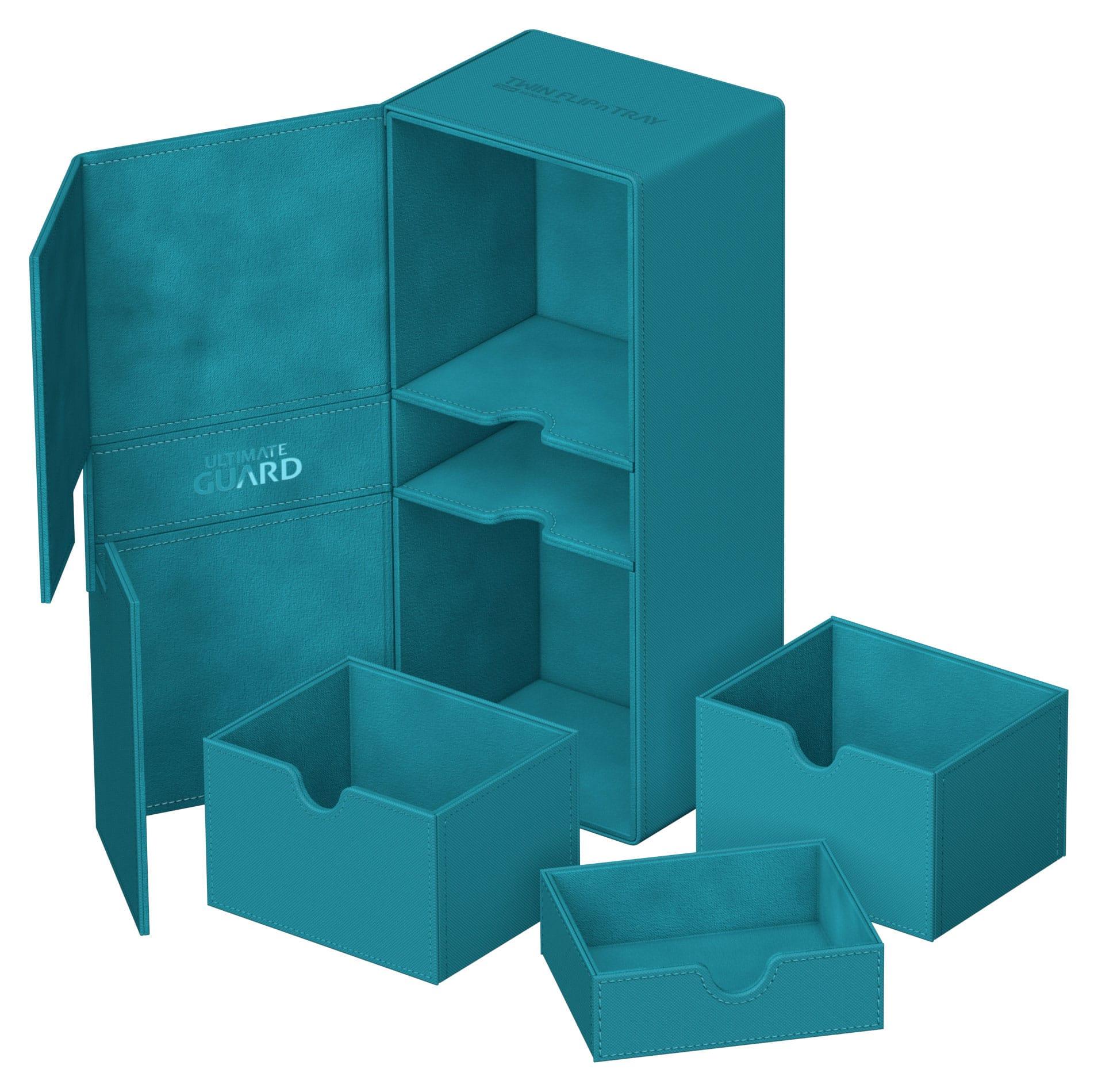 Ultimate Guard Twin Flip'n'Tray 266+ Xenoskin Petrolblau Ultimate Guard Twin Flip'n'Tray 266+ Xenoskin Petrolblau