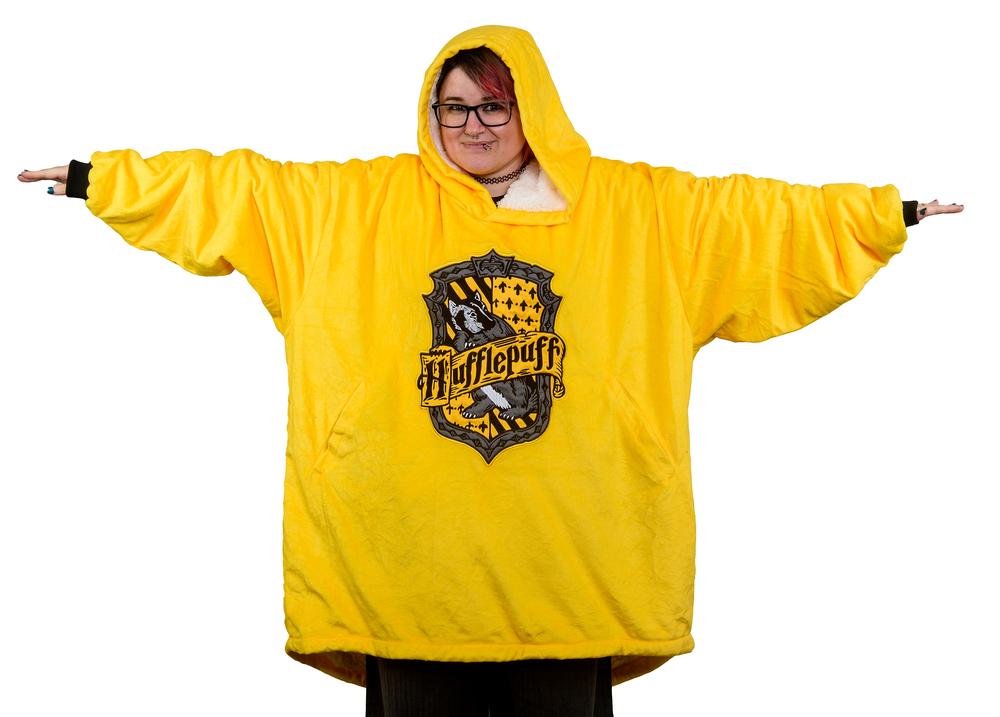 Harry Potter Hufflepuff Oversized Hoodie Blanket