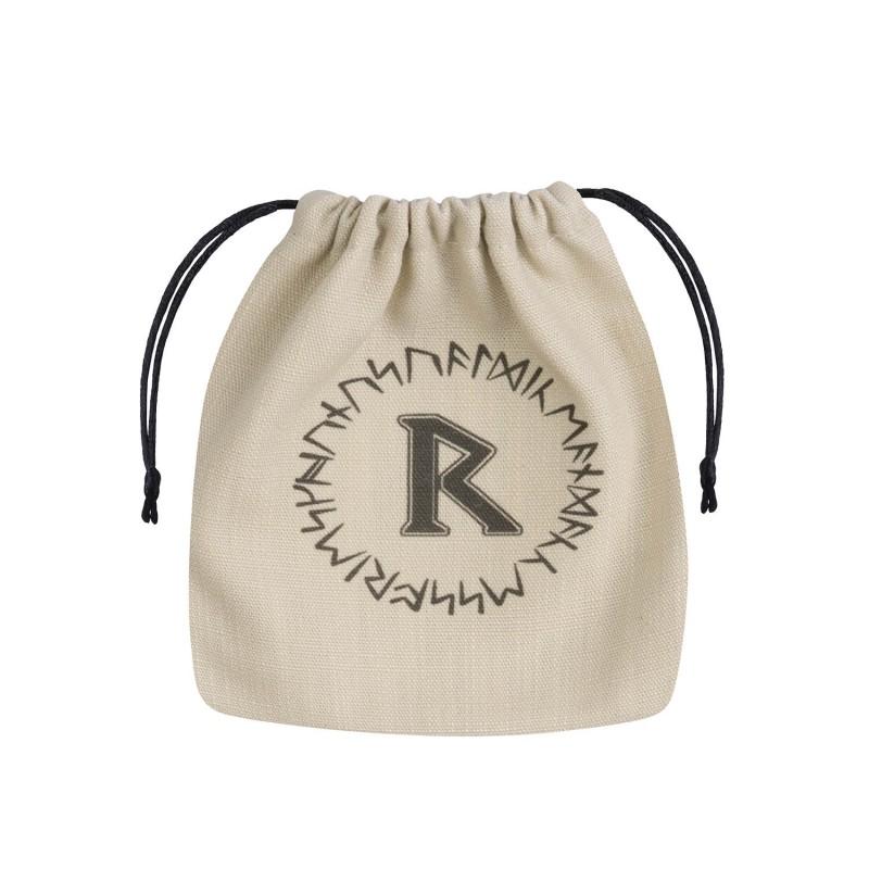 Runic Beige & black Dice Bag Runic Beige & black Dice Bag