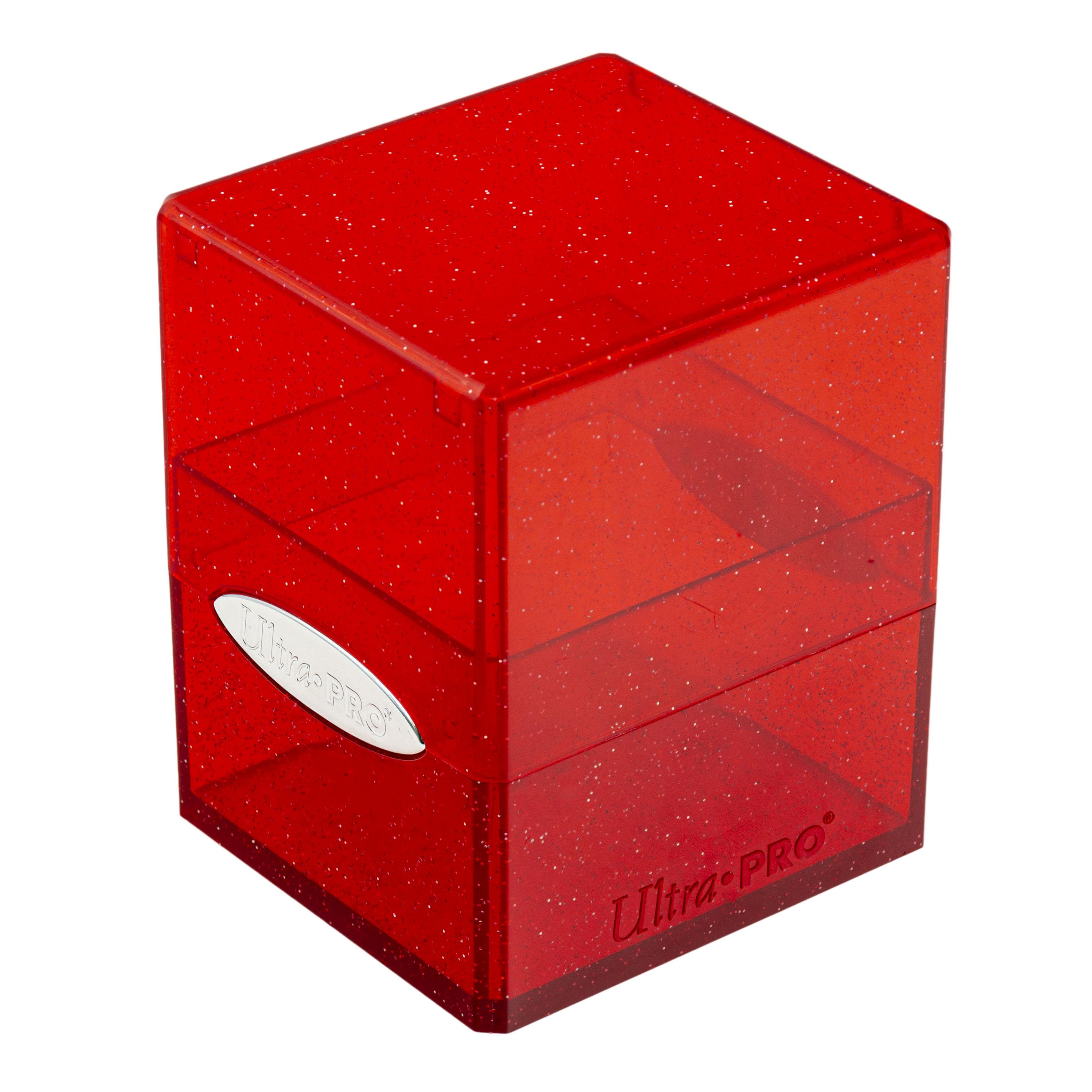 Satin Cube - Glitter Red Satin Cube - Glitter Red