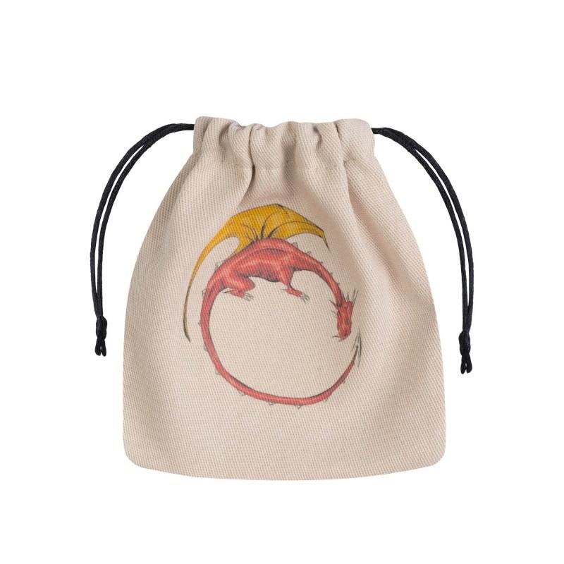 Dragon Beige & multicolor Dice Bag Dragon Beige & multicolor Dice Bag