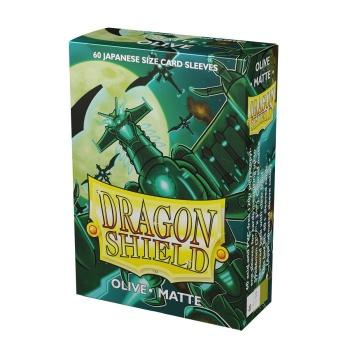 Dragon Shield Small Sleeves - Japanese Matte Olive (60 Sleeves)