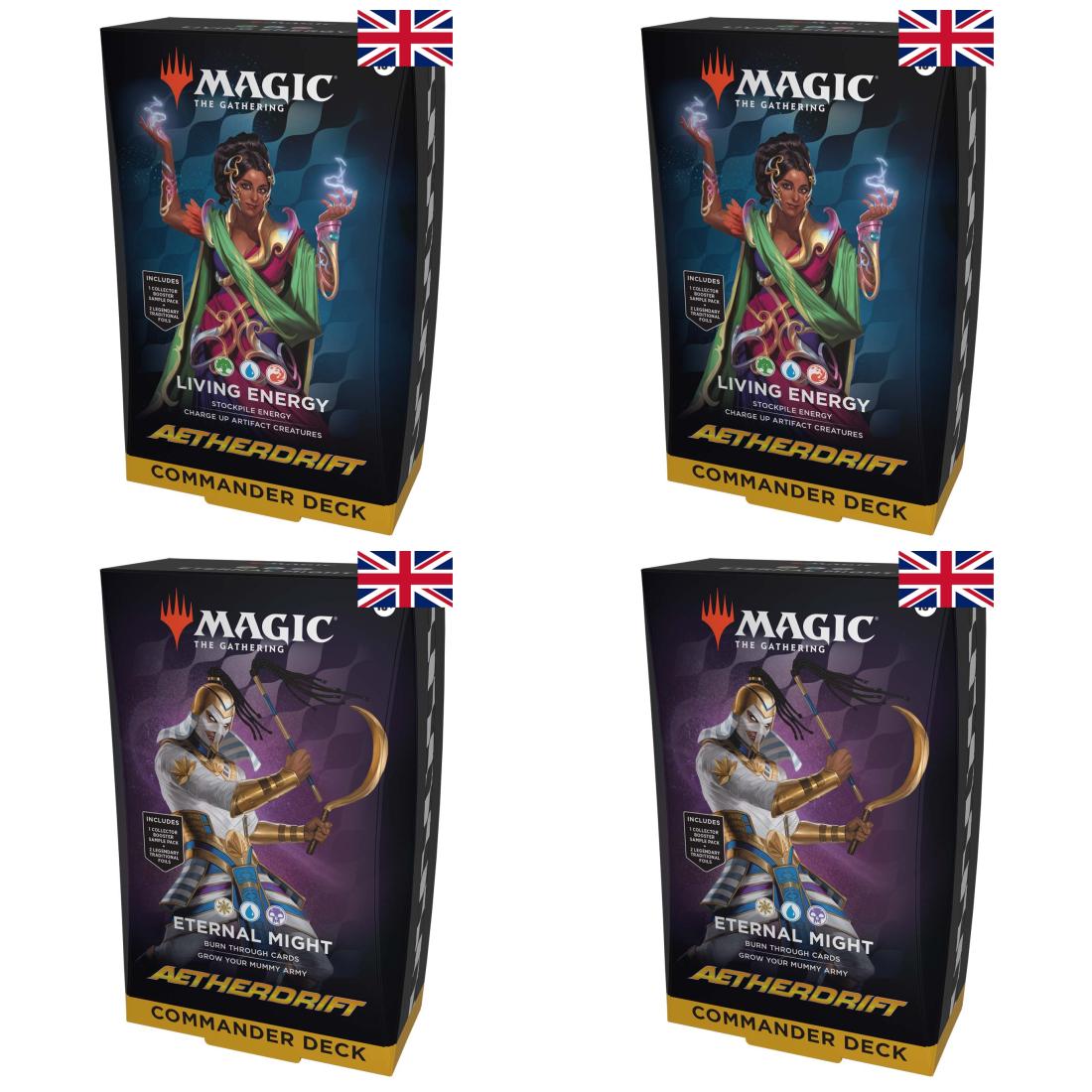 MTG - Aetherdrift: Commander Deck Display (4) EN