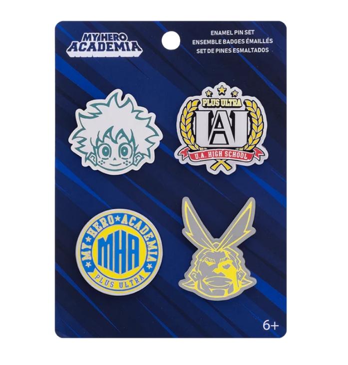4PK PIN SET: My Hero Academia - UA HIGH 4PK PIN SET: My Hero Academia - UA HIGH