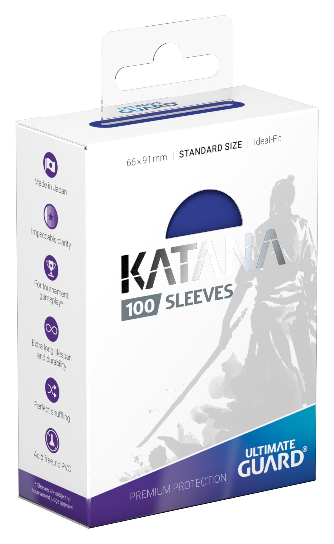 Ultimate Guard Katana Sleeves Standard Size Blue (100) Ultimate Guard Katana Sleeves Standard Size Blue (100)