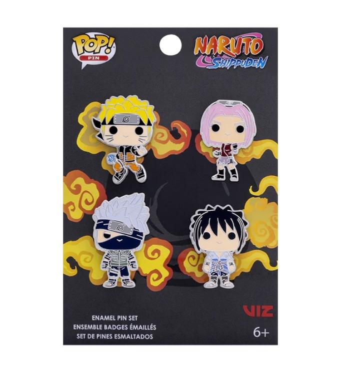 4PK PIN SET: Naruto - Team 7
